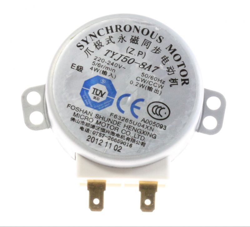 Motor vrtljivega krožnika TYJ508A7 4W, 5/6 vrt/min | PANASONIC E63265U00XN