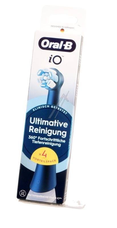 Nastavki Oral-B iO za temeljito čiščenje, črni, 4 kosi | BRAUN 80764829