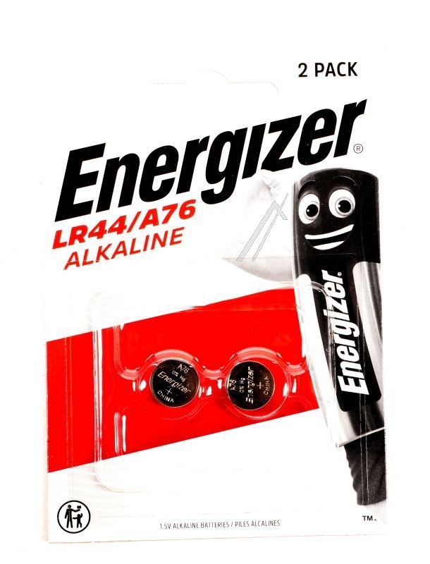 Gumbasta baterija LR44, 2 kosa | ENERGIZER E301536604