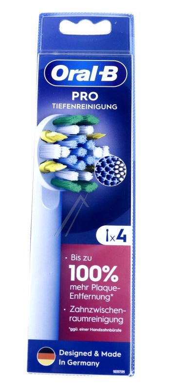 Nastavek Oral-B Pro za globinsko čiščenje, 4 kosi | BRAUN 80728898