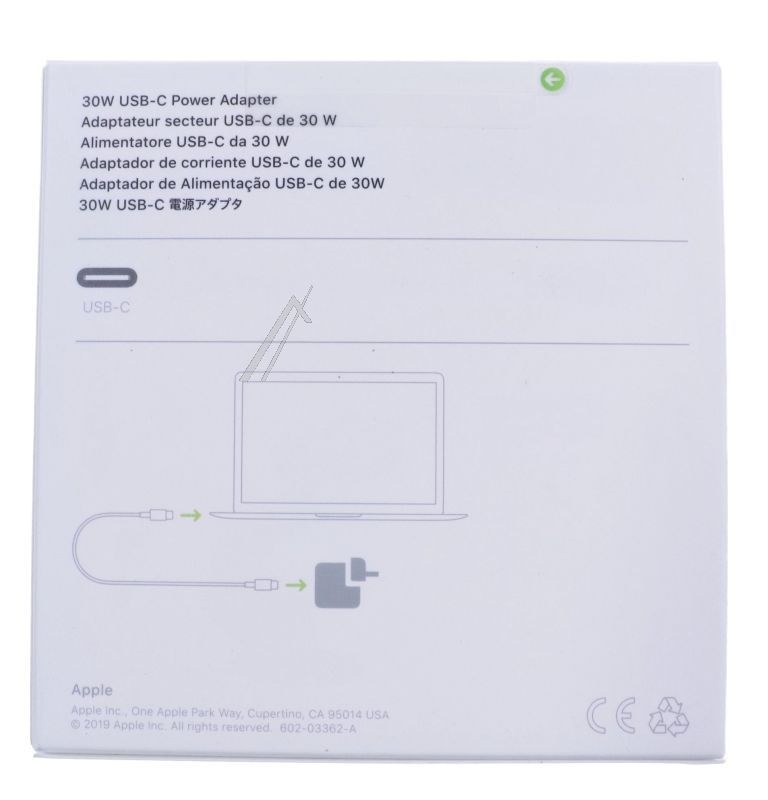Napajalnik USB-C 30 W | APPLE MW2G3ZMA